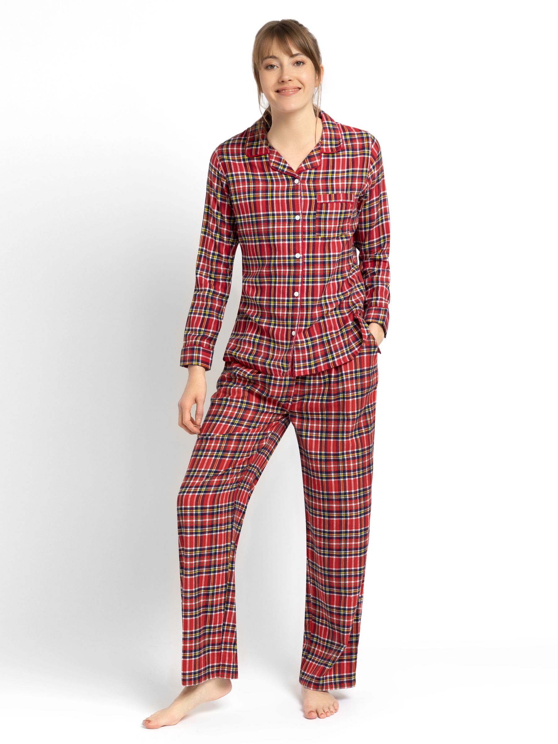 JoJo Maman Bébé - Geruite pyjamaset voor dames