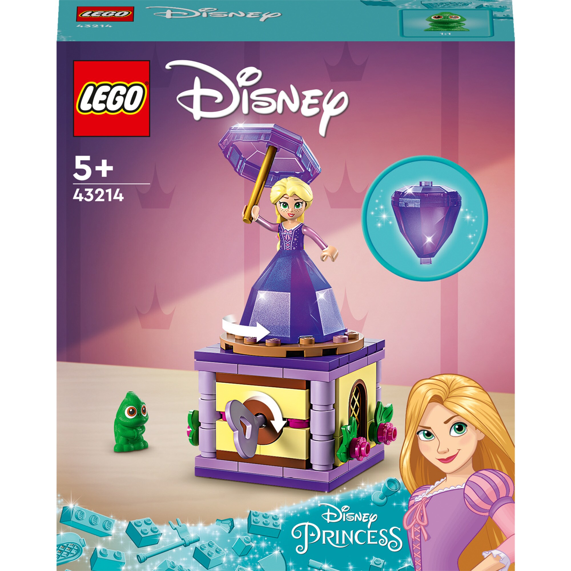 LEGO Konstruktionsspielzeug Disney Princess Rapunzel-Spieluhr