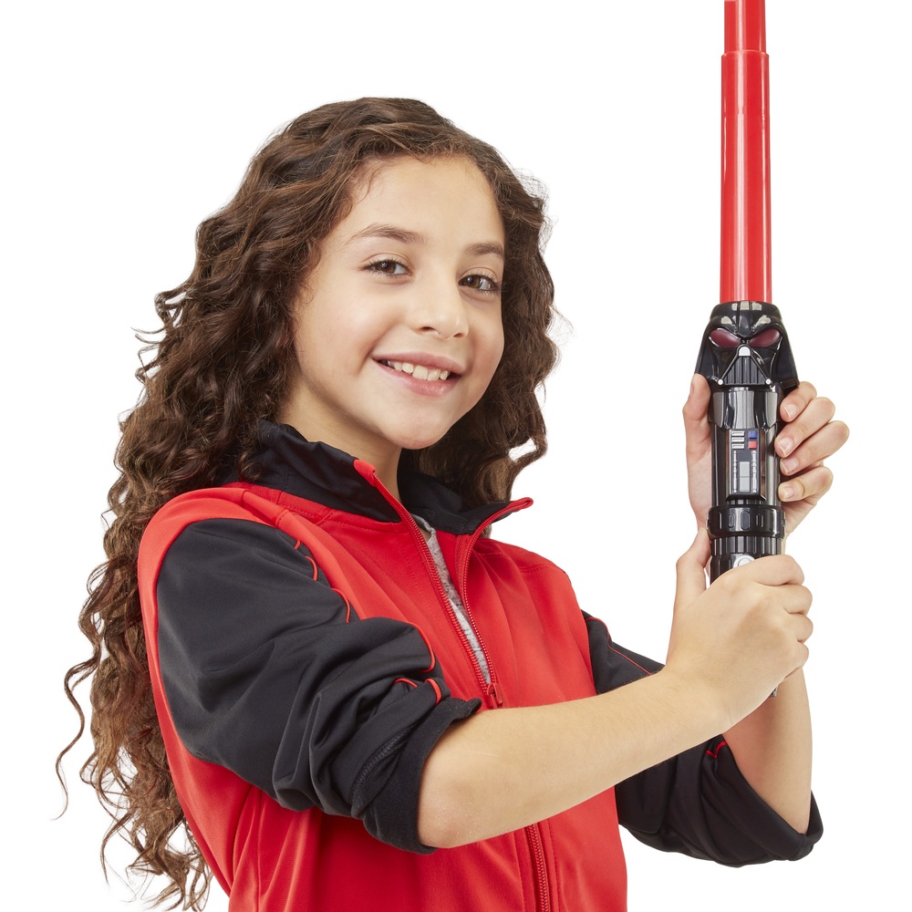 Star Wars Lightsaber Squad Darth Vader Ausziehbares rotes Lichtschwert