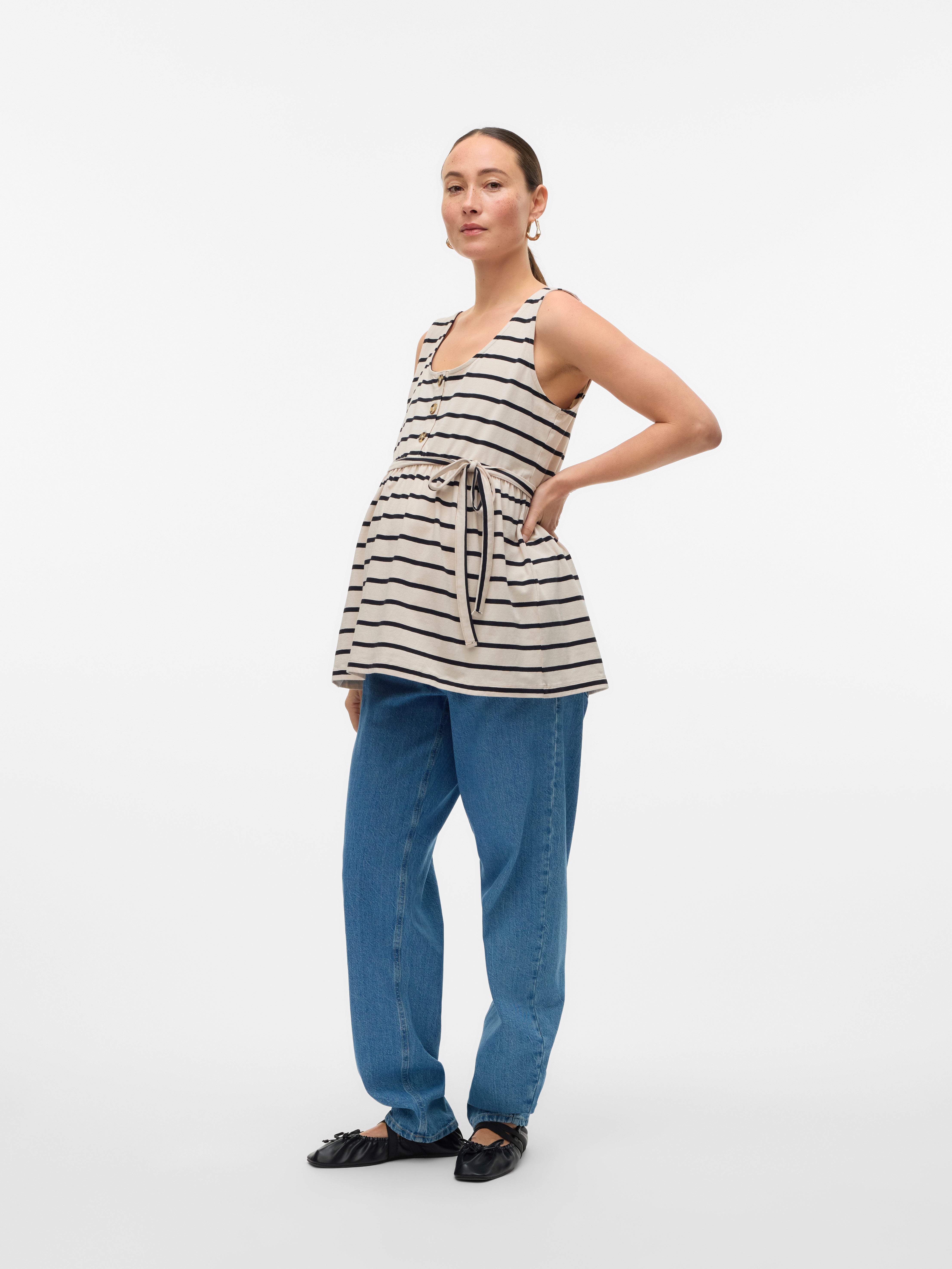 Regular fit U-Hals Top