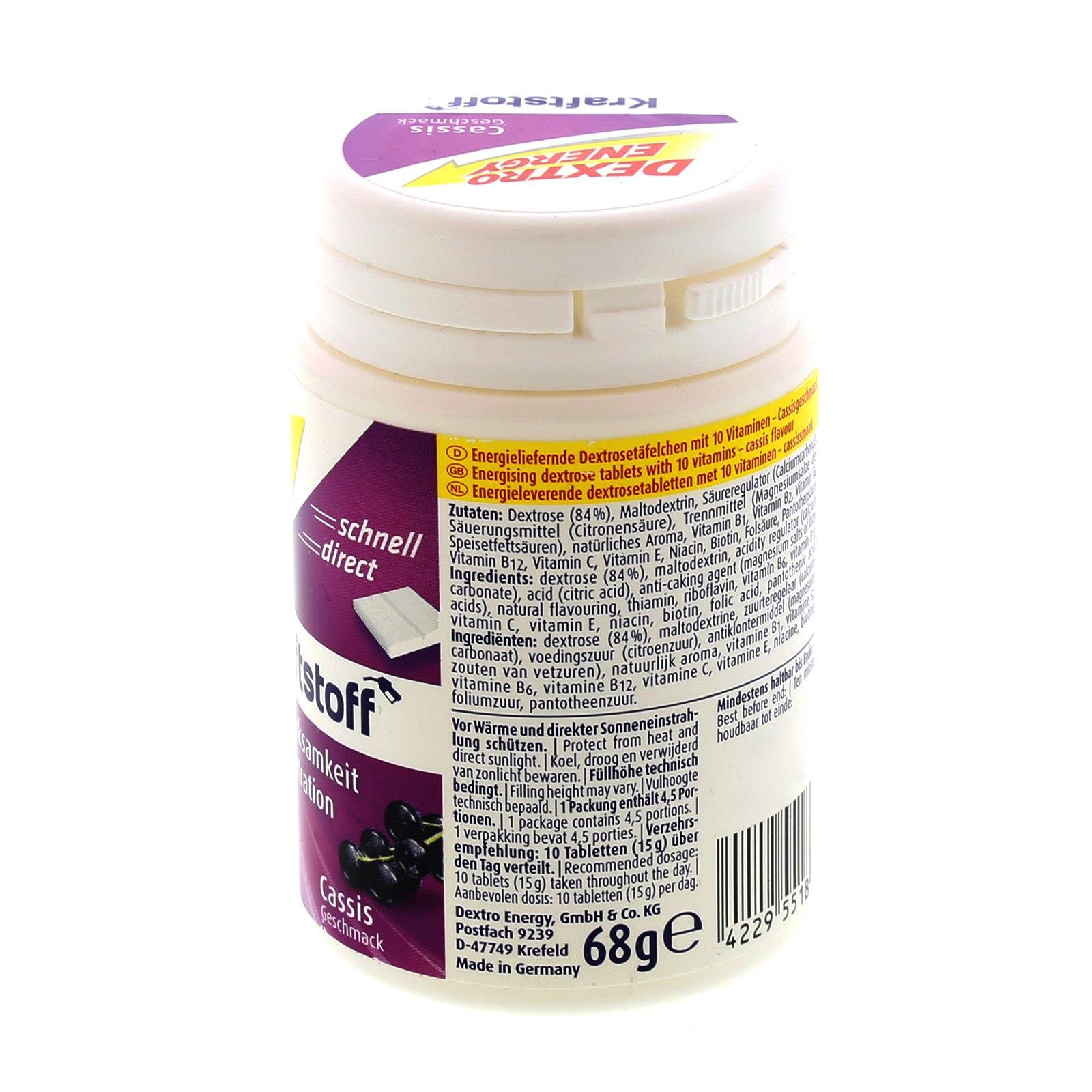 Dextro Energy Cassis