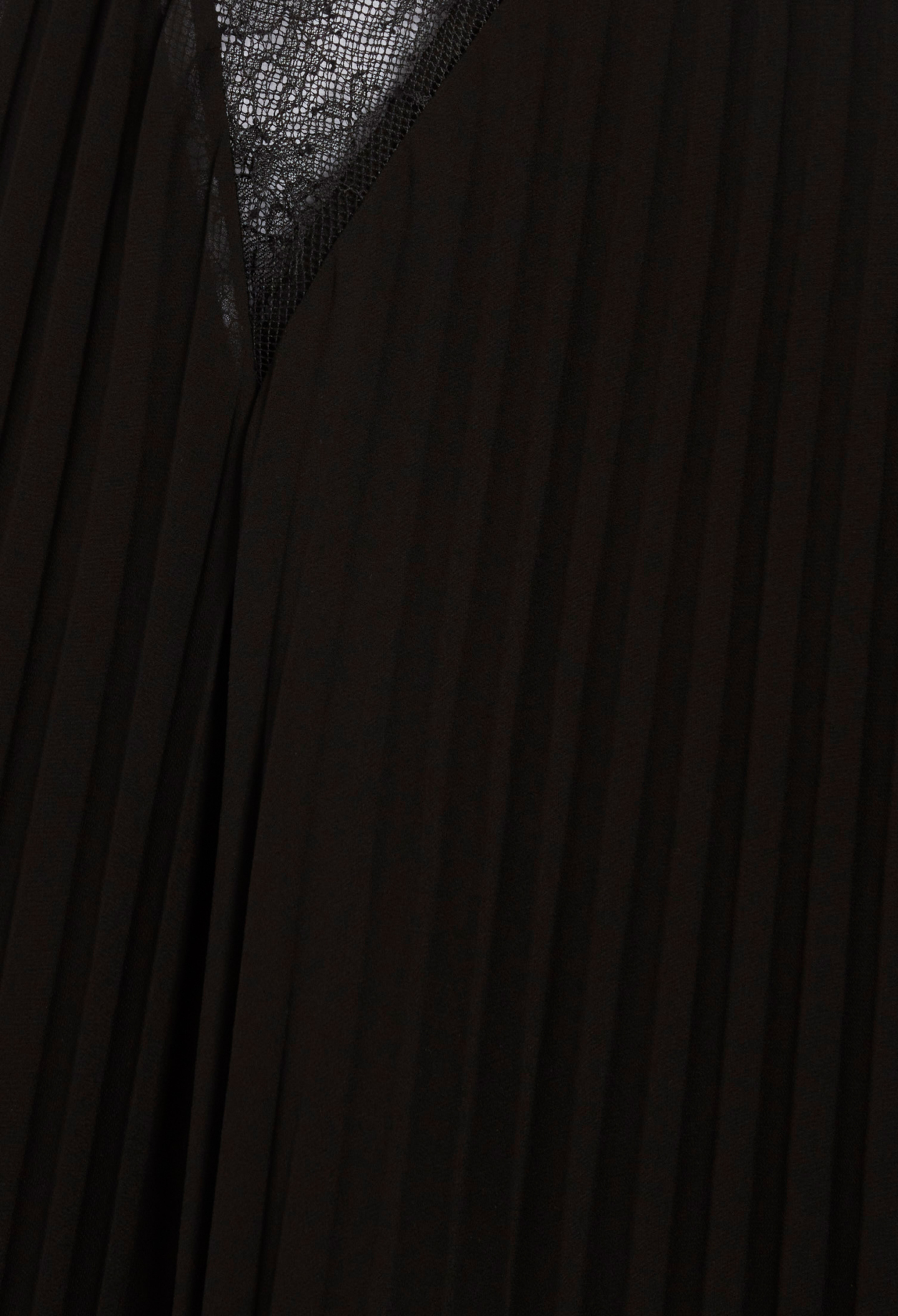 Robe courte plissee noire