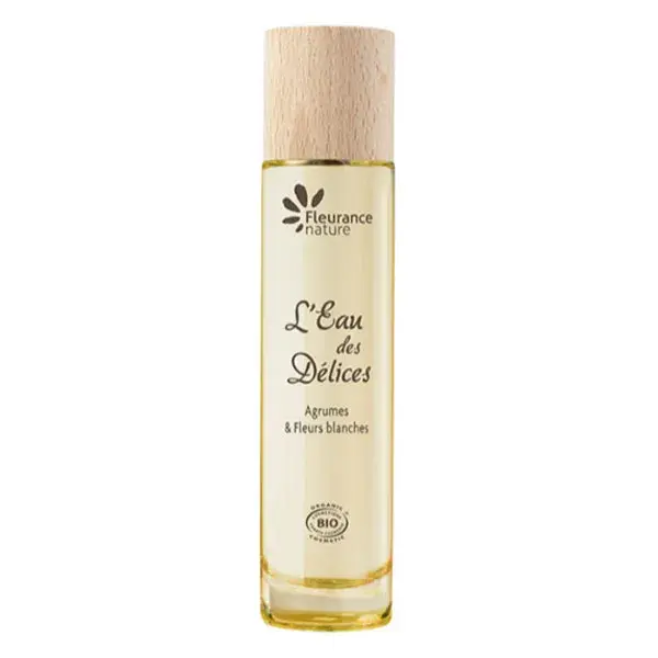 Fleurance Nature - Perfume orgânico à base de água com notas cítricas e de flores brancas - Frasco spray de 50ml