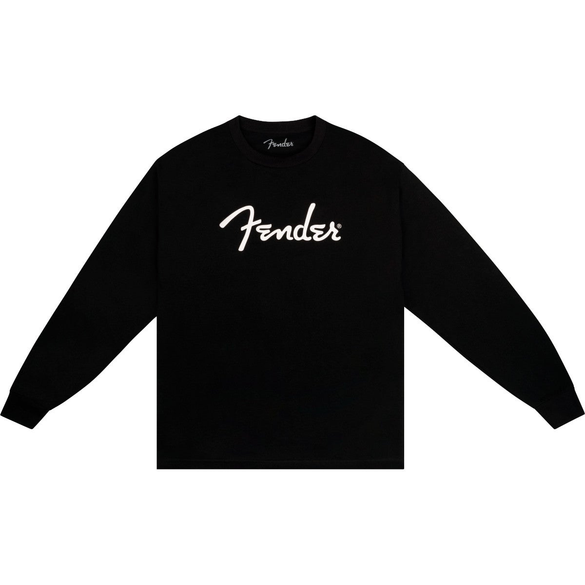 Fender Spaghetti Logo Long-Sleeve T-shirt Black S