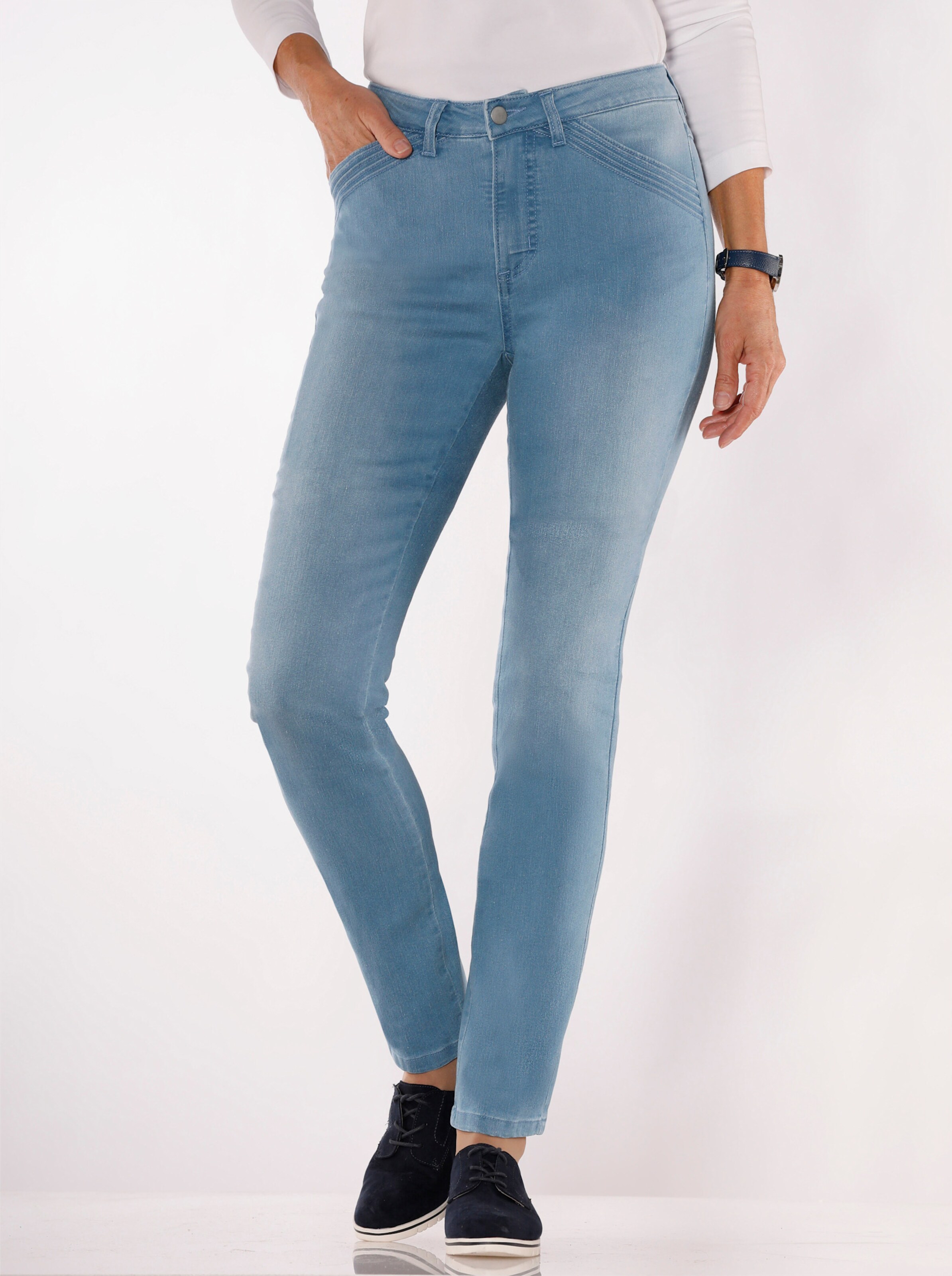 Jeans in bequemer Stretch-Qualität