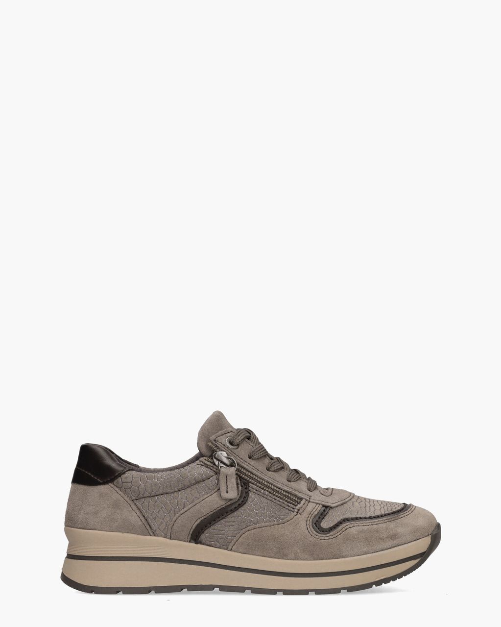 Cypres Vaya Taupe Damessneakers