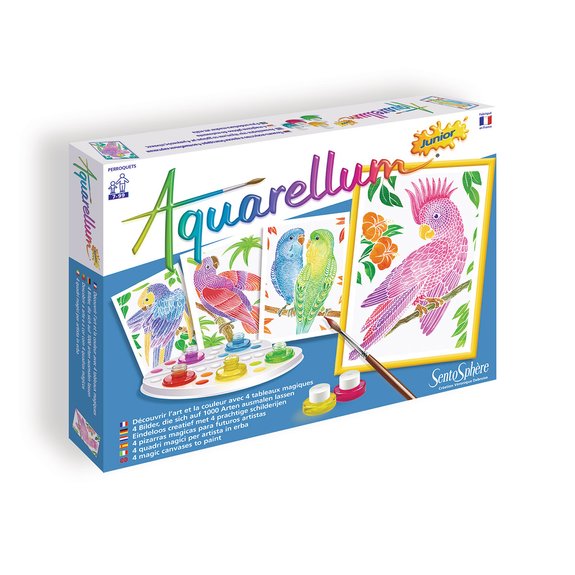 Aquarellum junior : perroquets