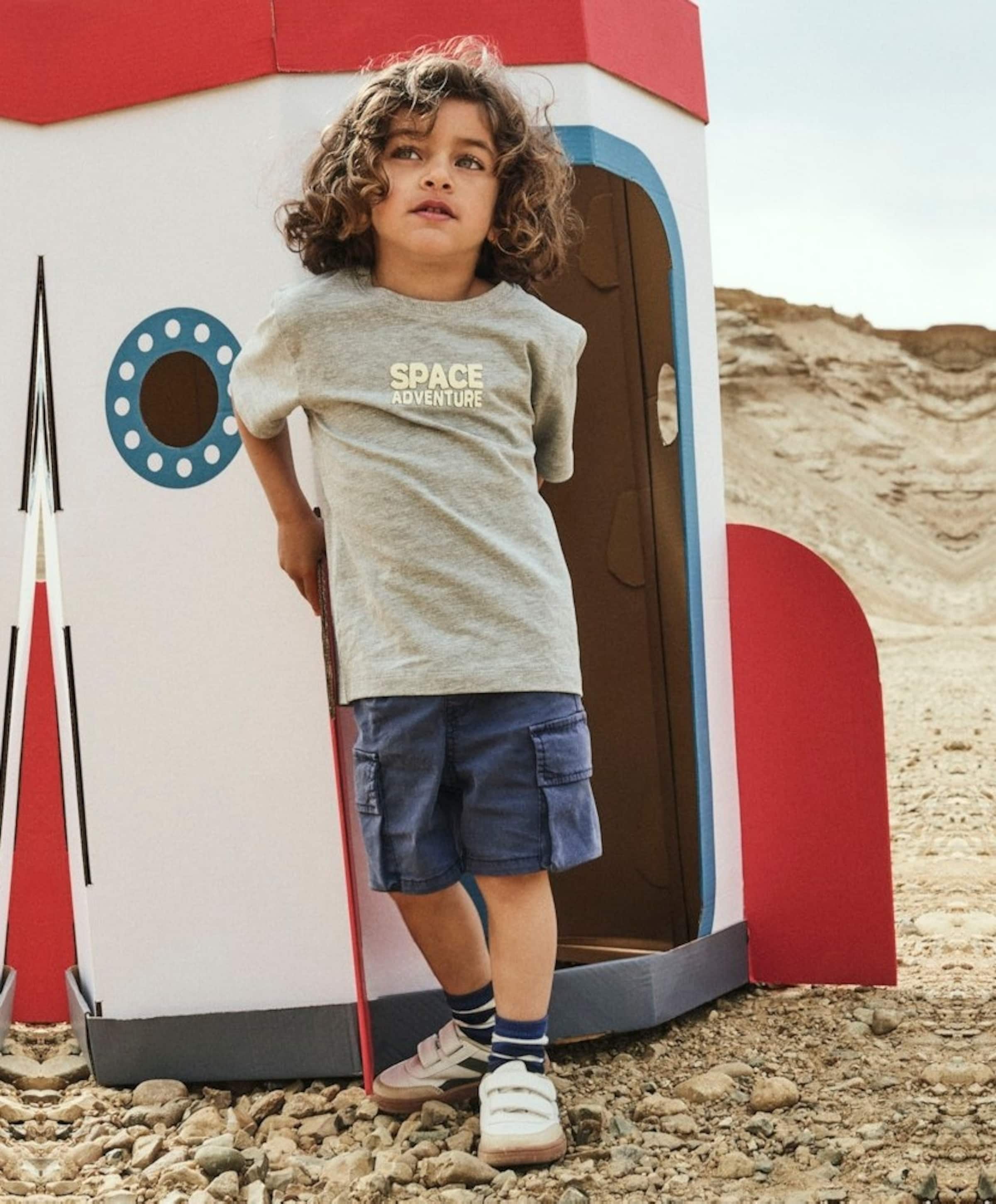 Name it NMMBEN B CARGO MK SHORTS 7805-PO NO jongens korte broek blauw
