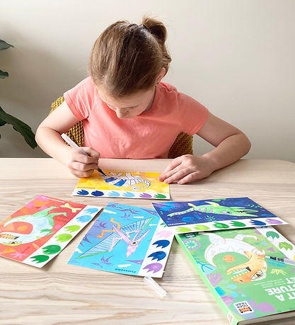 Tiger Tribe Buntstifte-Set - Malen Sie ein Bilderset - Dinosaurs