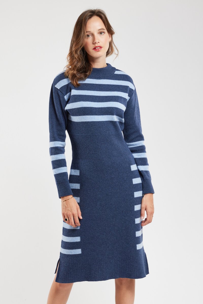 La robe pull Amor-lux X Nolwenn Faligot