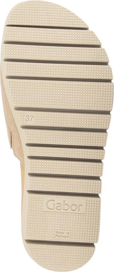 Gabor 83.745.14 Slippers Beige Suede Dames Beige