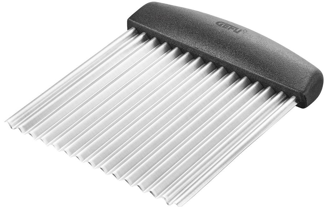 Wellenschneider Riffl Schwarz/SilberMesser für geriffelte Produkte