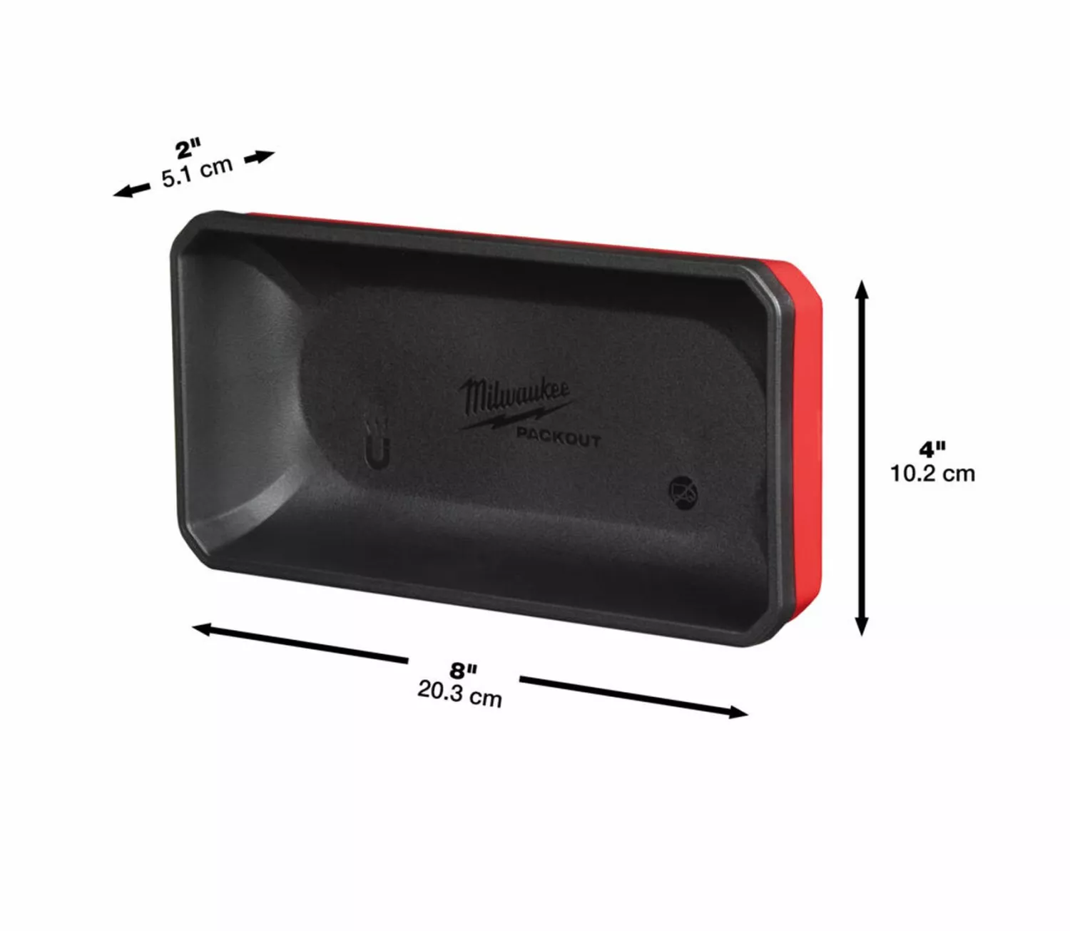Milwaukee 4932493381 Packout magnetische bakjes 10x20 cm