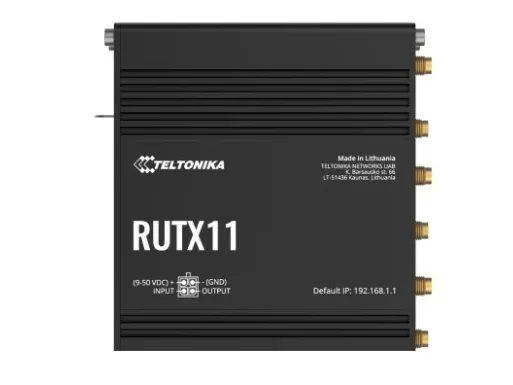 Teltonika RUTM11 - Trådløs router - WWAN 4-port switch - 1GbE, PPP - Wi-Fi 5 - Dual Band - 3G, 4G - DIN monterbar på skinne, væg-monterbar, overflademonterbar
