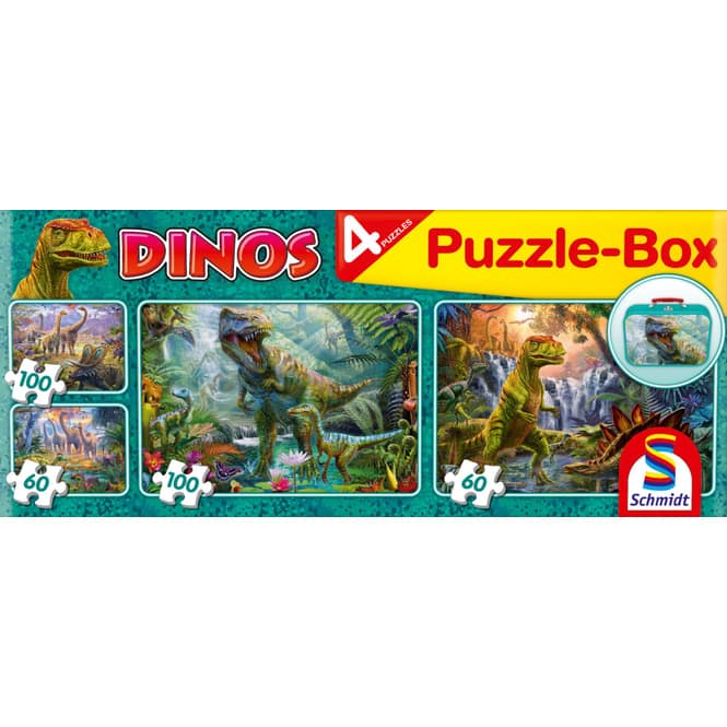 Puzzle-Box - Dinos - 4-in-1