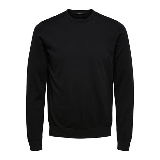 Selected Homme Berg Striktrøje, Sort, M