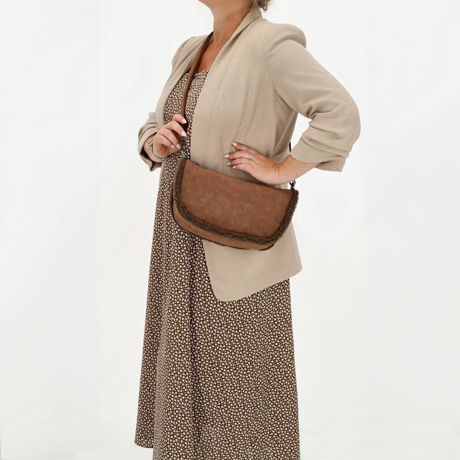 Charm London Newington Crossbody brown