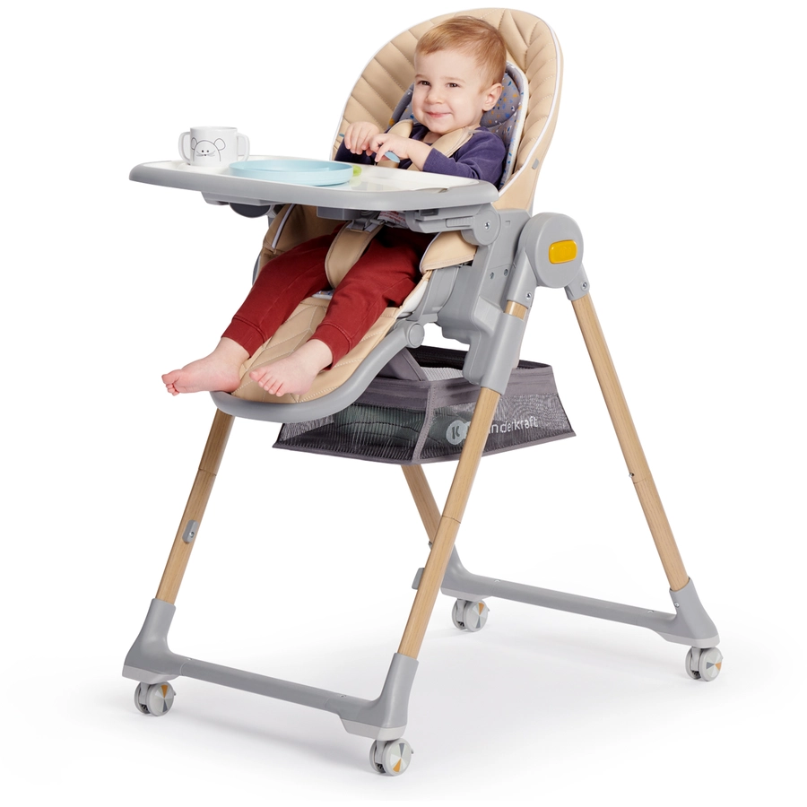 Kinderkraft Hochstuhl LASTREE wood