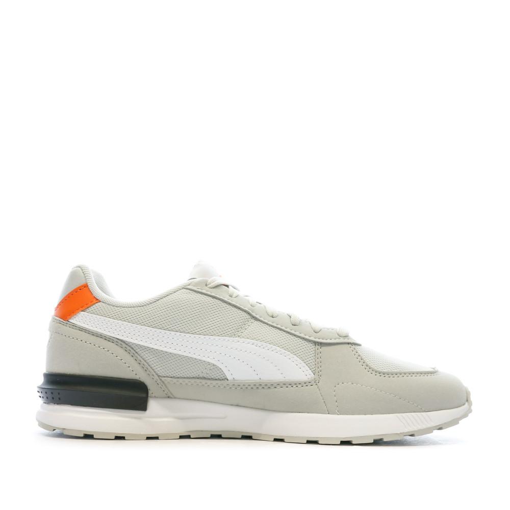 Puma Baskets Gris/Orange Garçon Puma Graviton