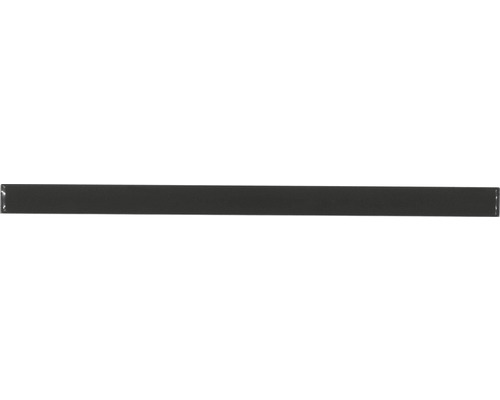 Keramische rand, glanzend zwart, 1,2 x 20 cm