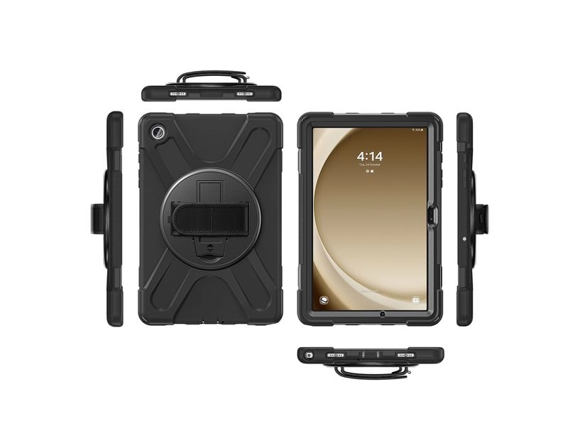 4smarts Tablet Back Cover Rugged GRIP Galaxy Tab S9 FE Robuste Schutzhülle für Samsung Galaxy Tab S9 FE