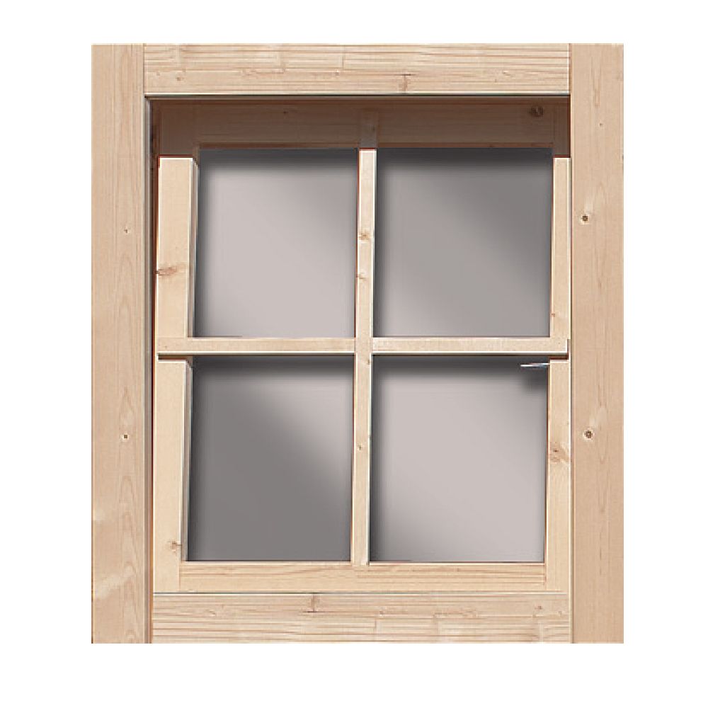 Dreh-/ Kippfenster aus Echtglas 38/40mm Saunafenster Gartenhausfenster