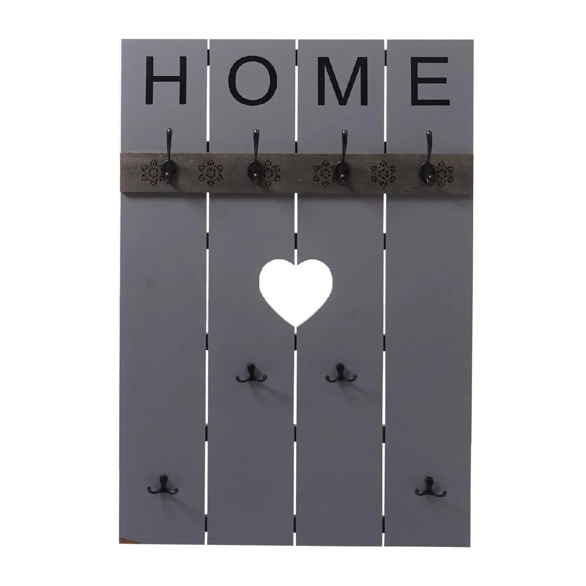 MENDLER Portemanteau mural HWC-C89 - Gris Bleu