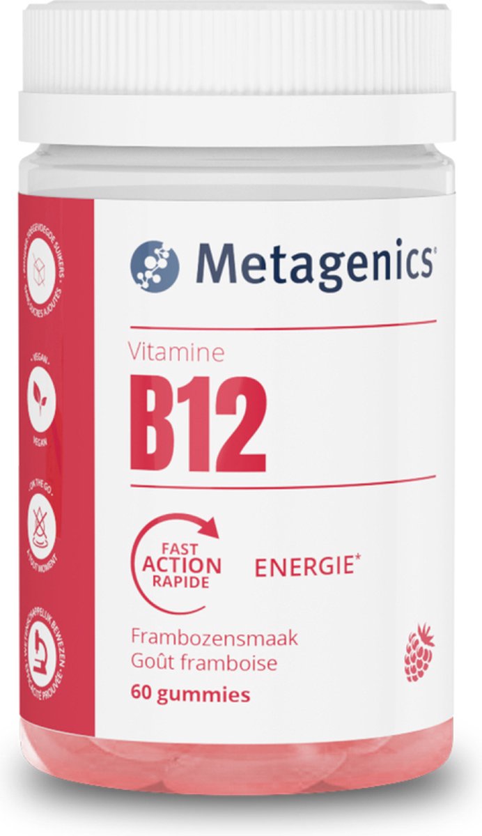 Metagenics Vitamine B12 500Mcg NF (60 Gummies)
