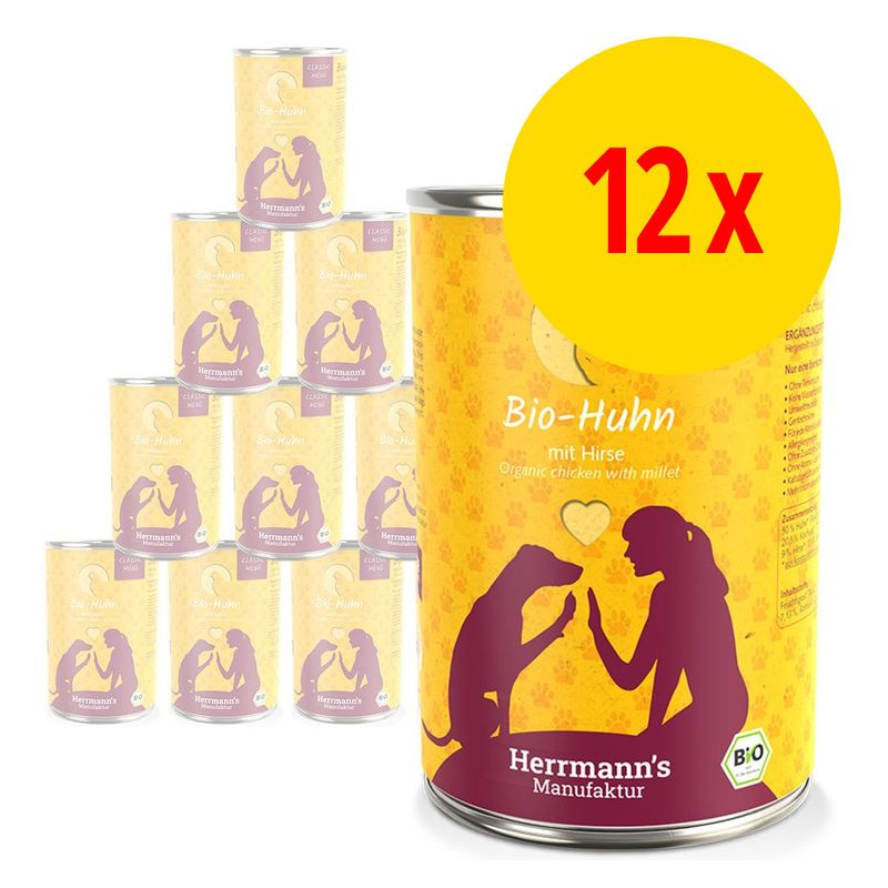 Lot Herrmann's Menu Bio Classic 12 x 400 g