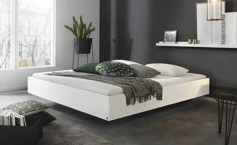 Futonbett Phoenix Cremeweiß 160 cm