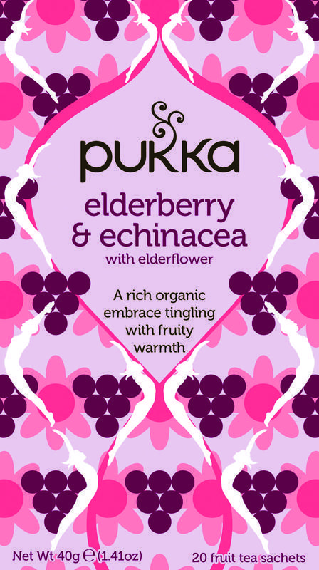 Pukka Thee Elderberry Echinacea 20 zakjes