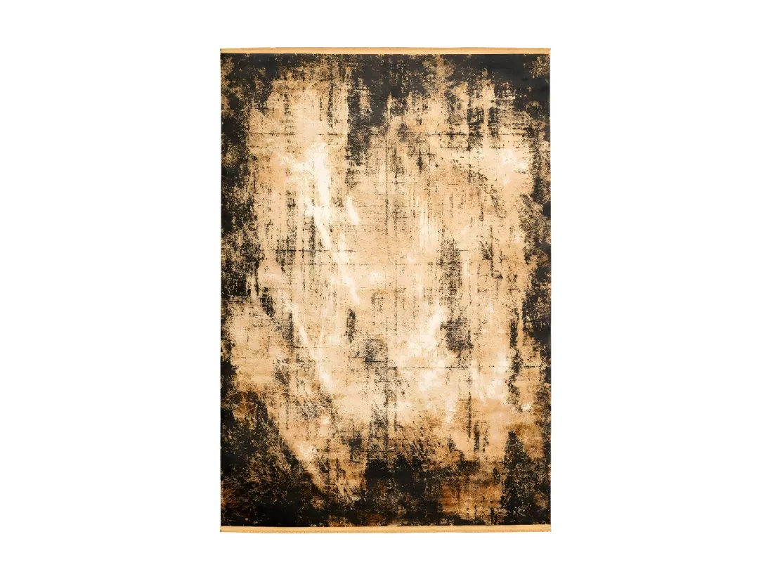 Tapis Pierre Cardin 330x240cm, design E409E coloris doré - Confort et élégance pour votre intérieur