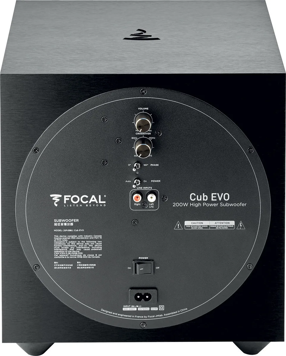Focal Cub Evo Caissons de basses