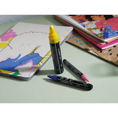 STABILO FREE Candy - Pack de 5 marqueurs acryliques - pointe moyenne - T300