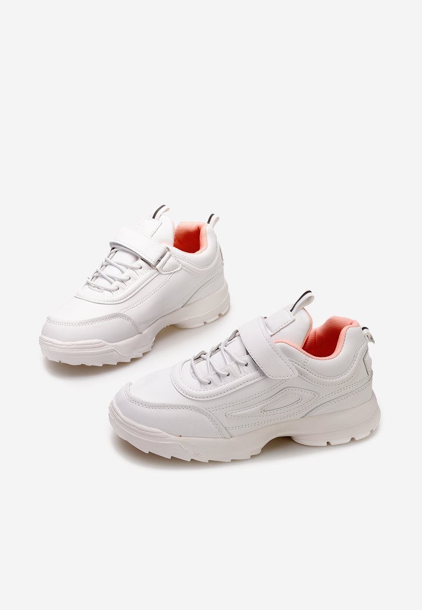 Baskets fille blancs Eila V4