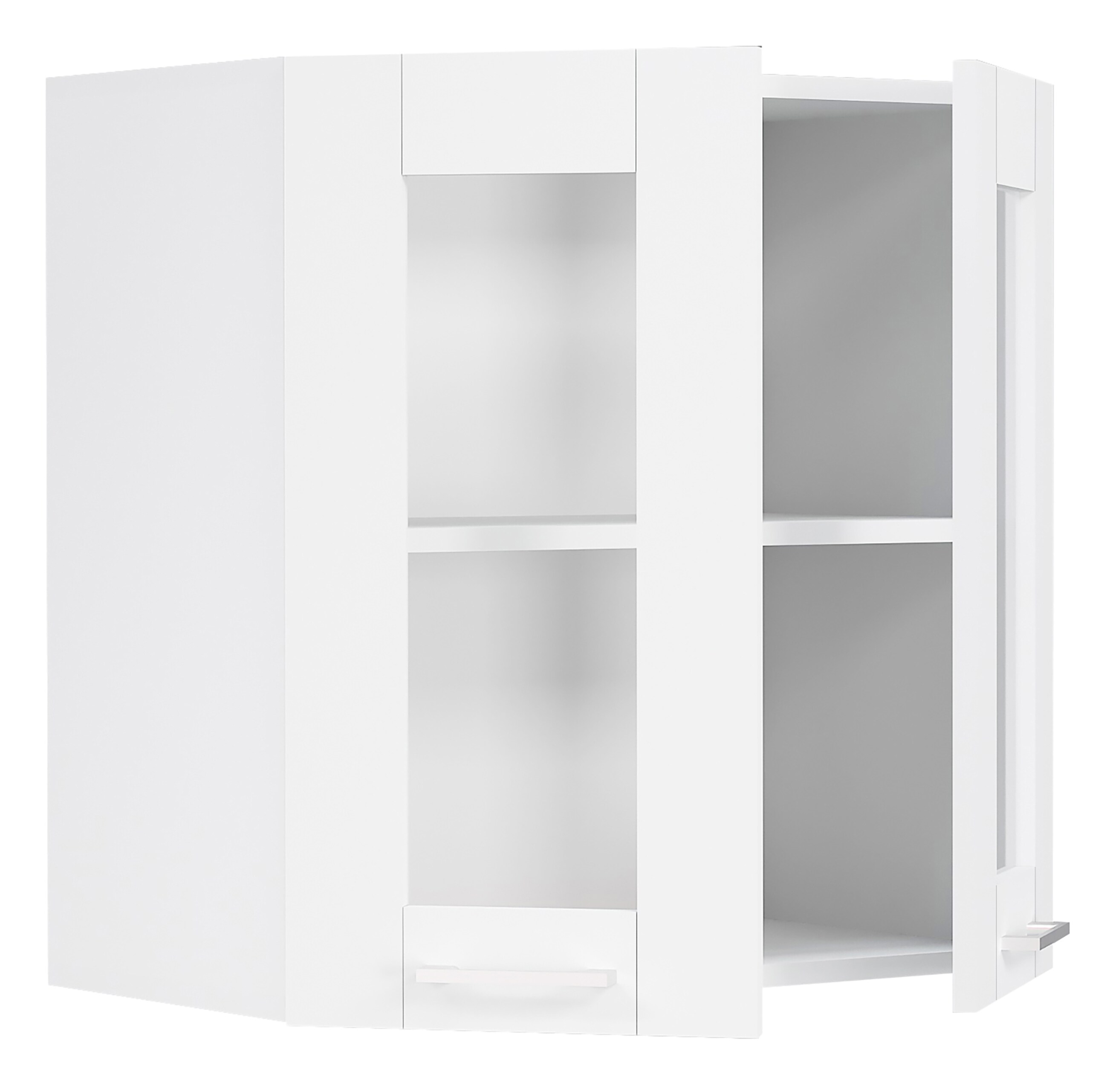VCM Küchenschrank Breite 80 cm Glastür Hängeschrank Glas Küche Küchenmöbel Landhaus Colura