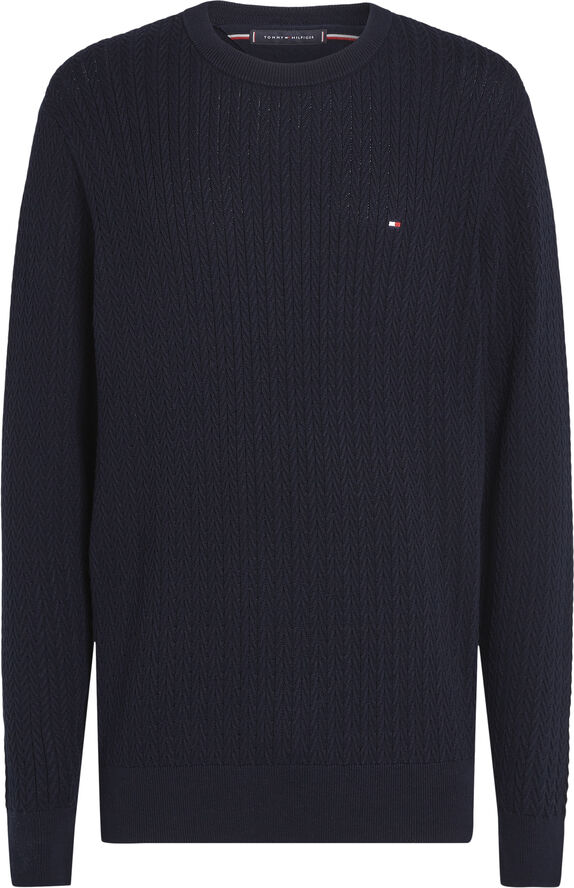 Tommy Hilfiger HERRINGBONE STRUCTURE C NK Desert sky