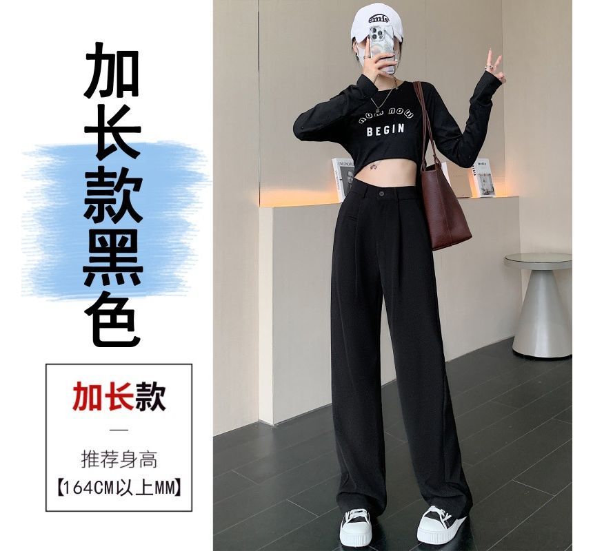 Luminato - High Rise Plain Wide Leg Dress Pants (verschillende ontwerpen)
