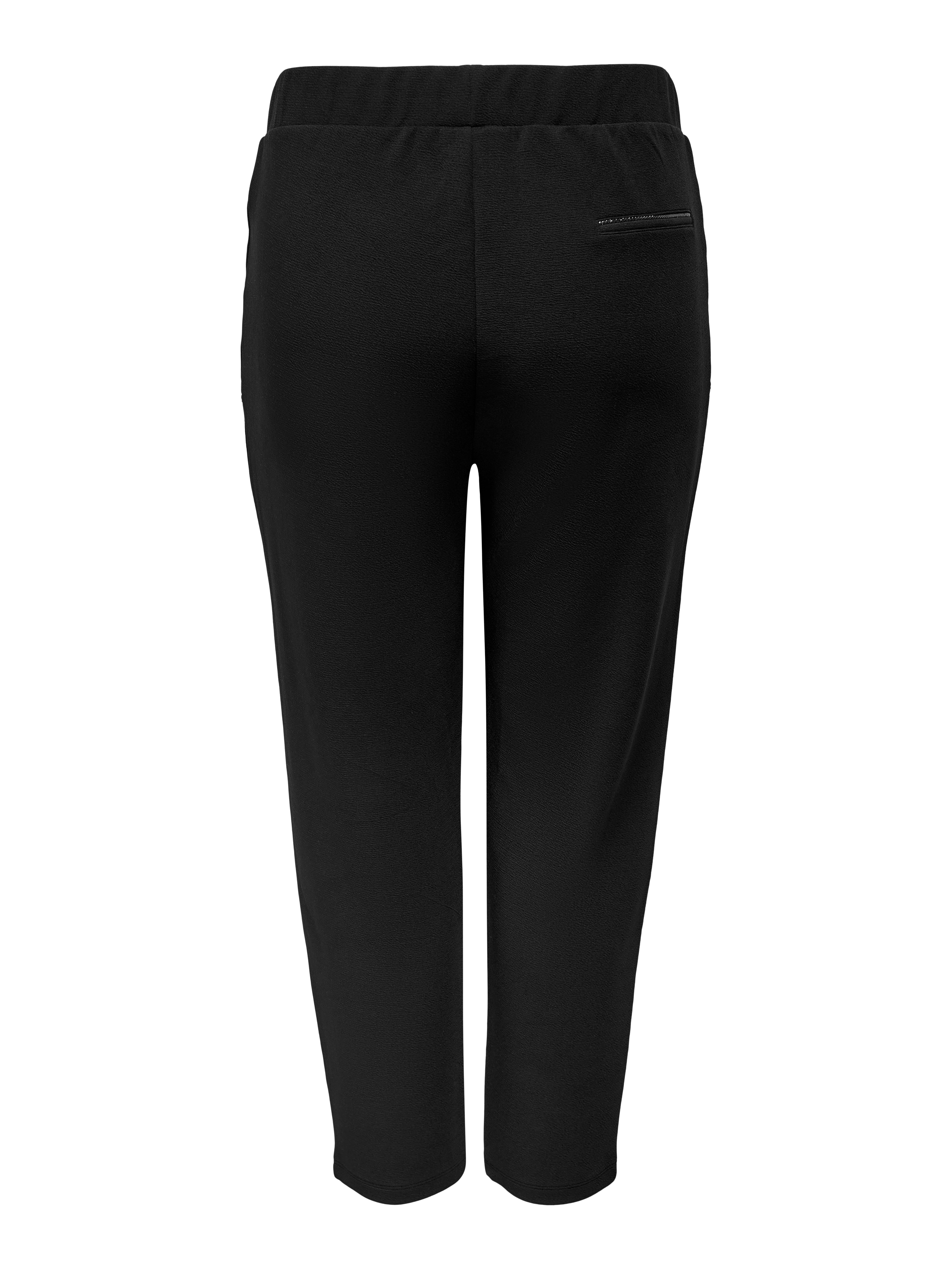 CARHENSLEY Normal geschnitten Klassische Hose Black