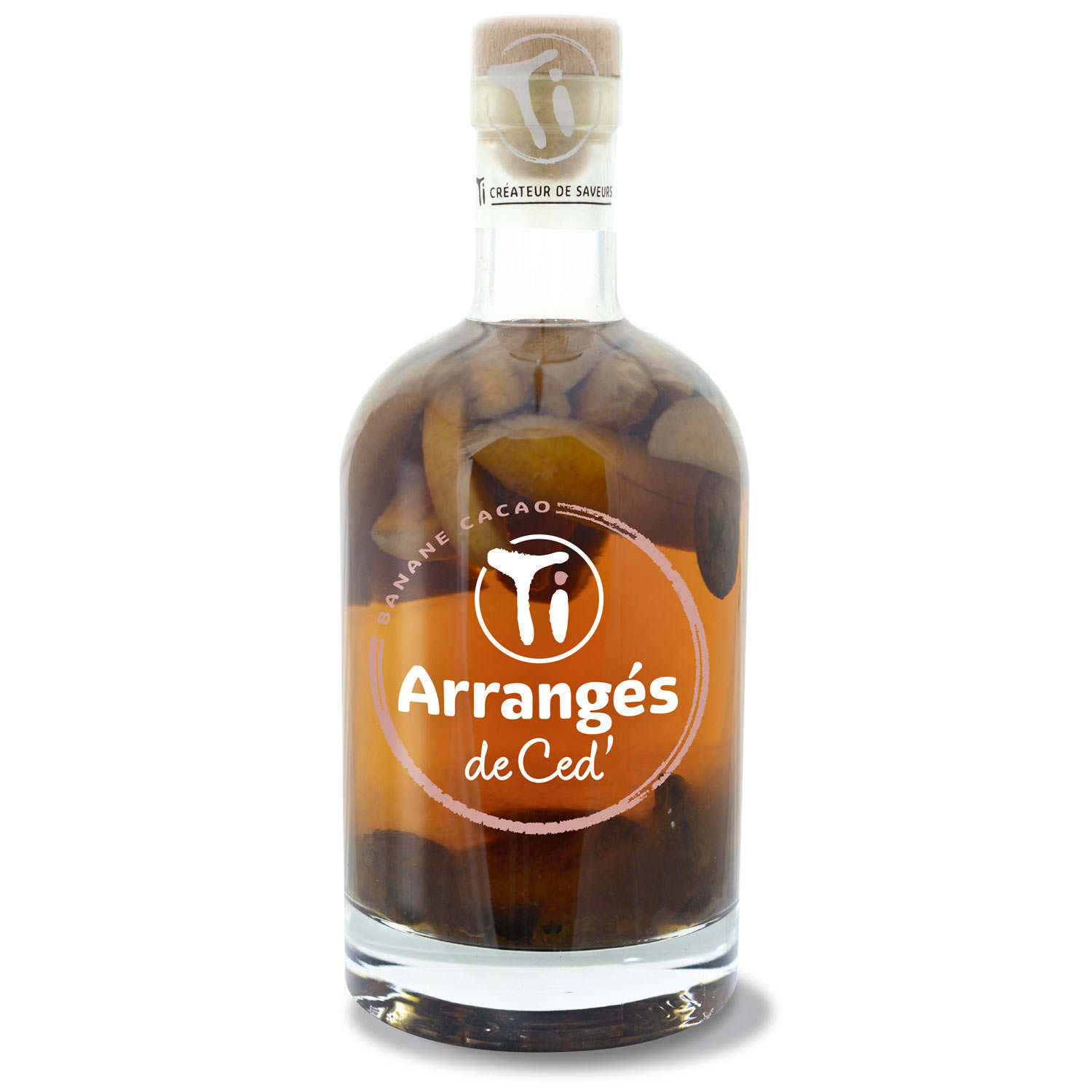 Punch au rhum arrangé banane cacao 32%