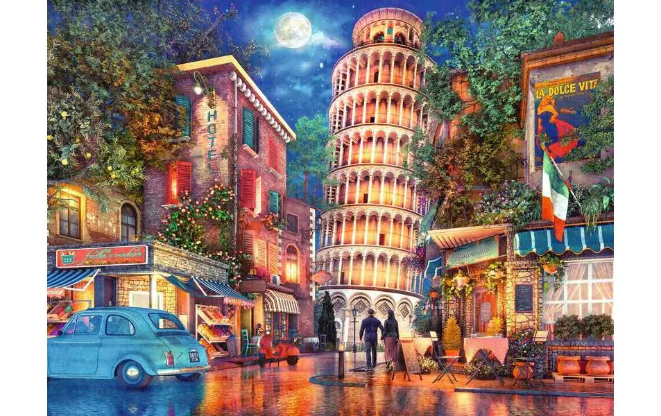 Puzzle Abends in Pisa 500 TeileKlassisches Puzzlespiel mit Premium-Qualität