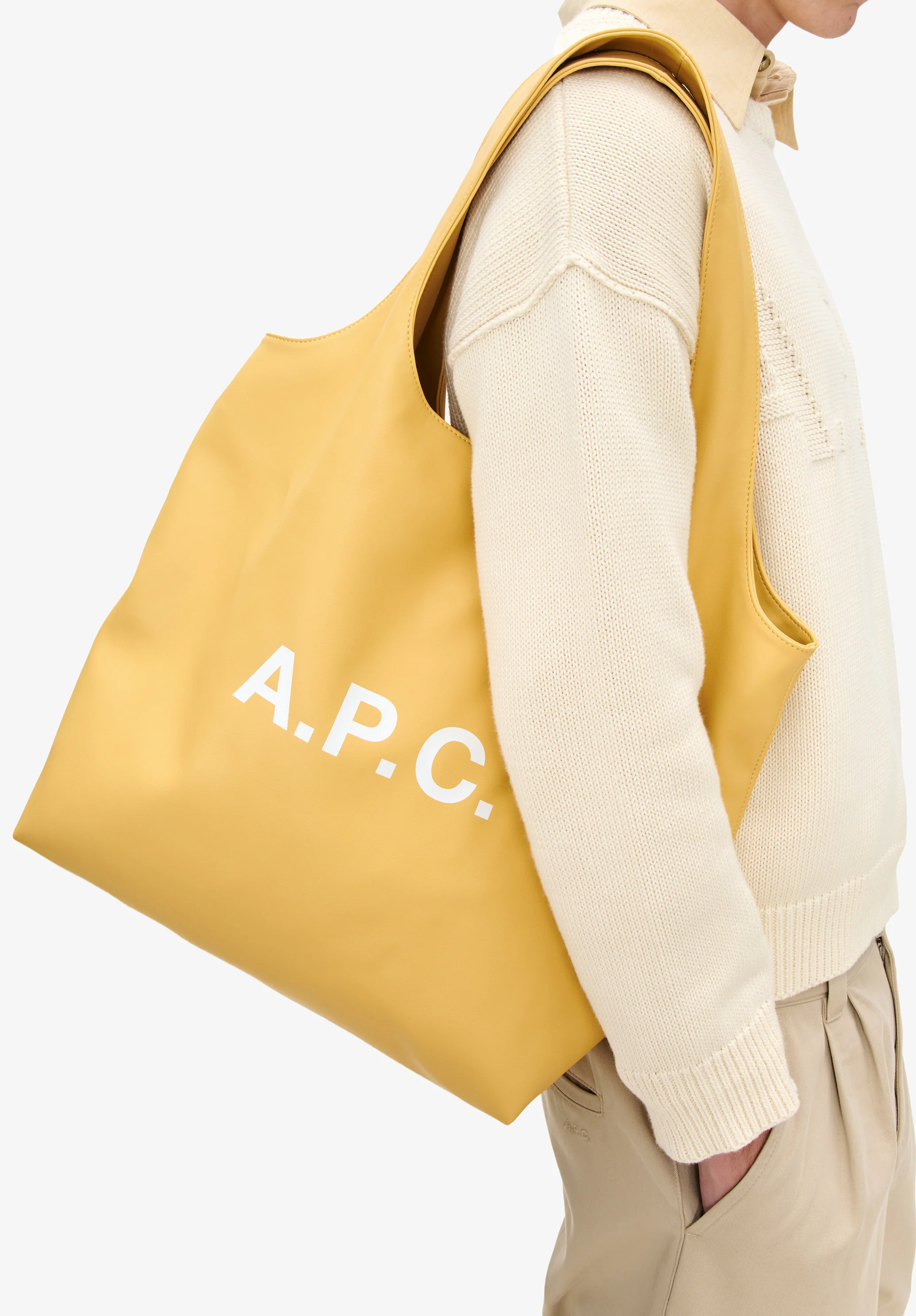 tote ninon - Jaune beurre