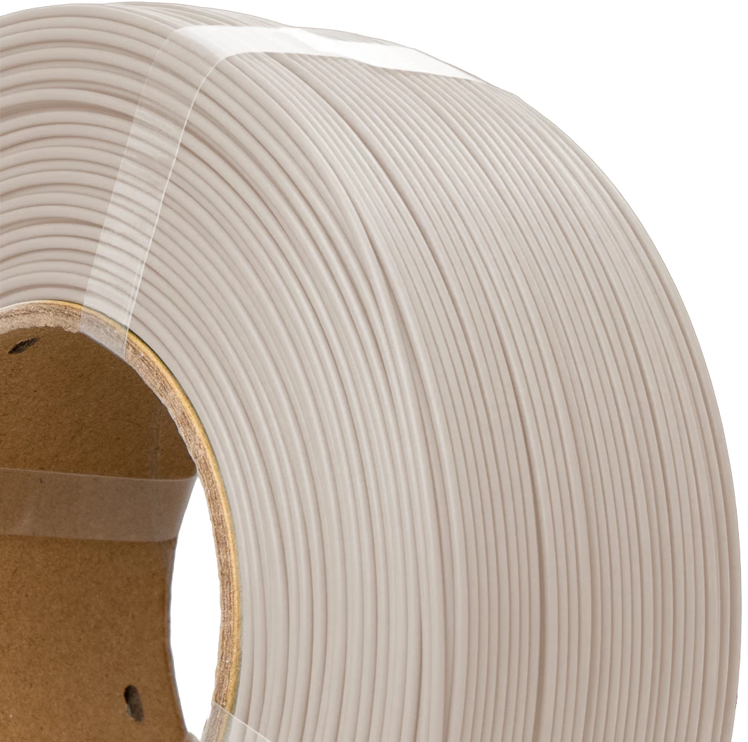 AzureFilm  PLA Matte HS Refill Off-White, 1,75 mm / 1000 g    PLA Material mit mattem Oberflächenfinish, ohne Spule