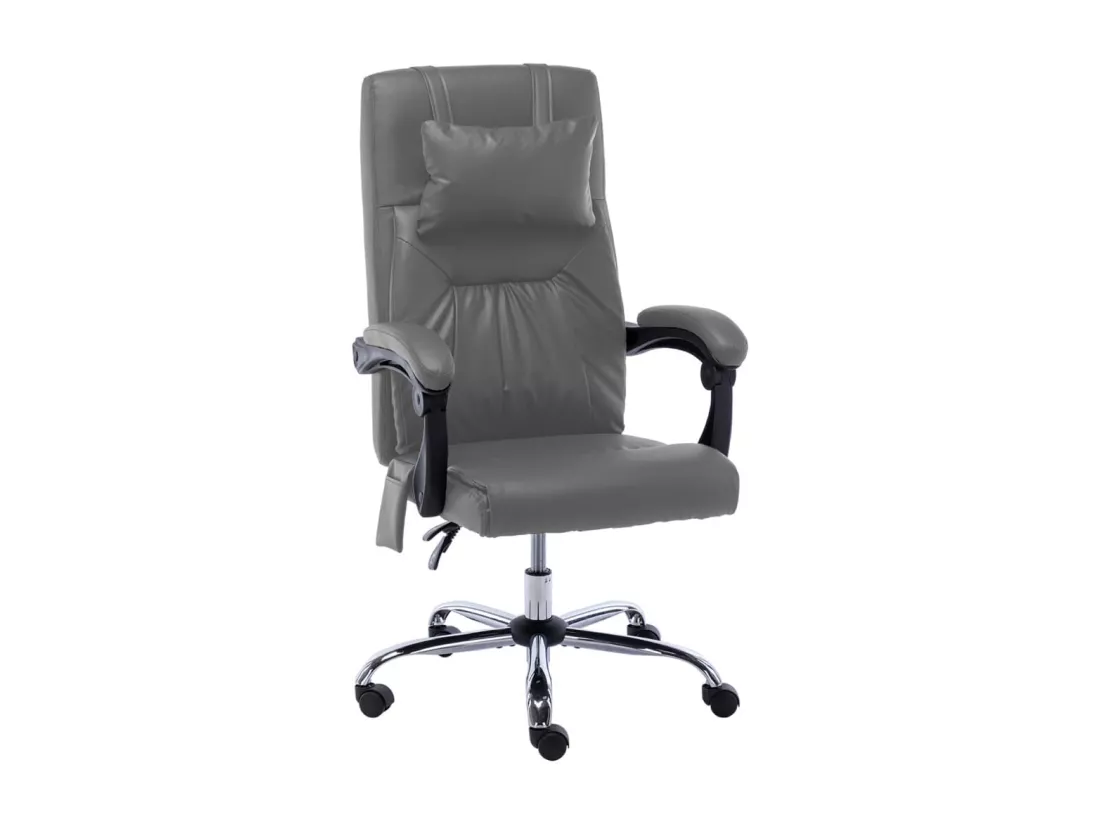 Prolenta Premium - Chaise de bureau de massage Anthracite Similicuir