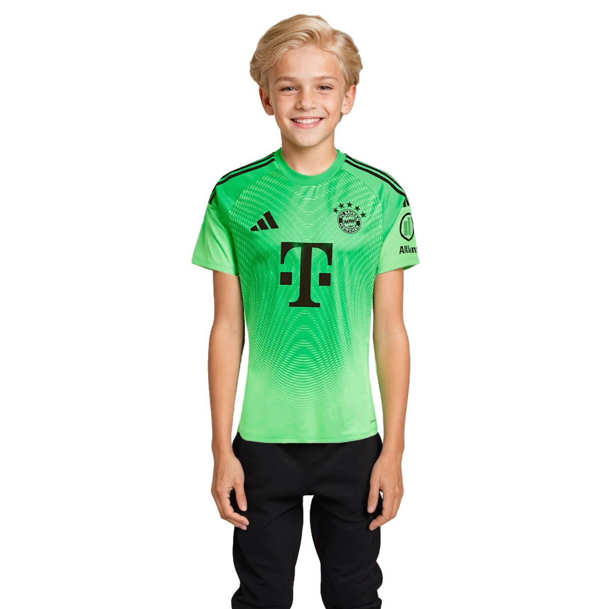 Camisola adidas FC Bayern Primeiro Equipamento Guarda-redes 2025-2026 Criança