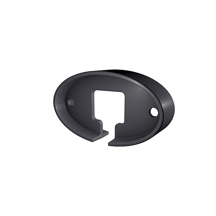 Enjoliveur de main courante Inoline Prestio gris anthracite Kordo 30 x 55 x 15 mm