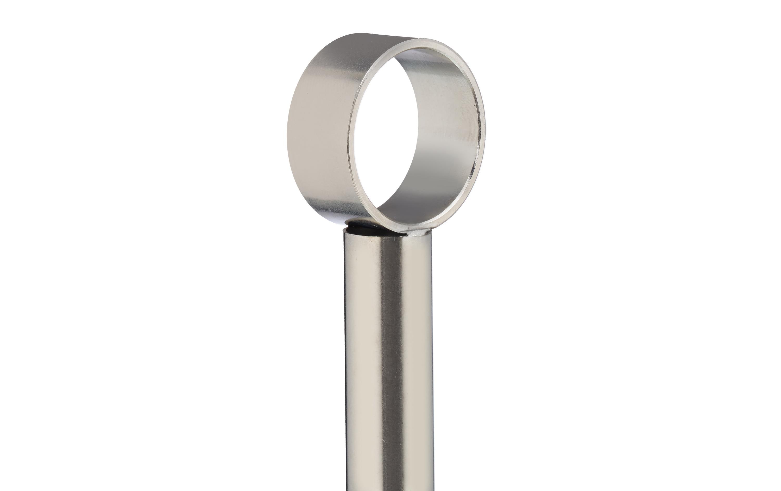 Etagere rund, 3-stufig, Silber/TransparentServierständer aus Glas und Edelstahl
