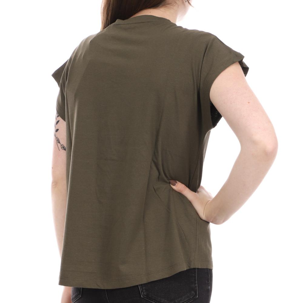 Pepe jeans T-shirt Kaki Femme Pepe Jeans Bloom