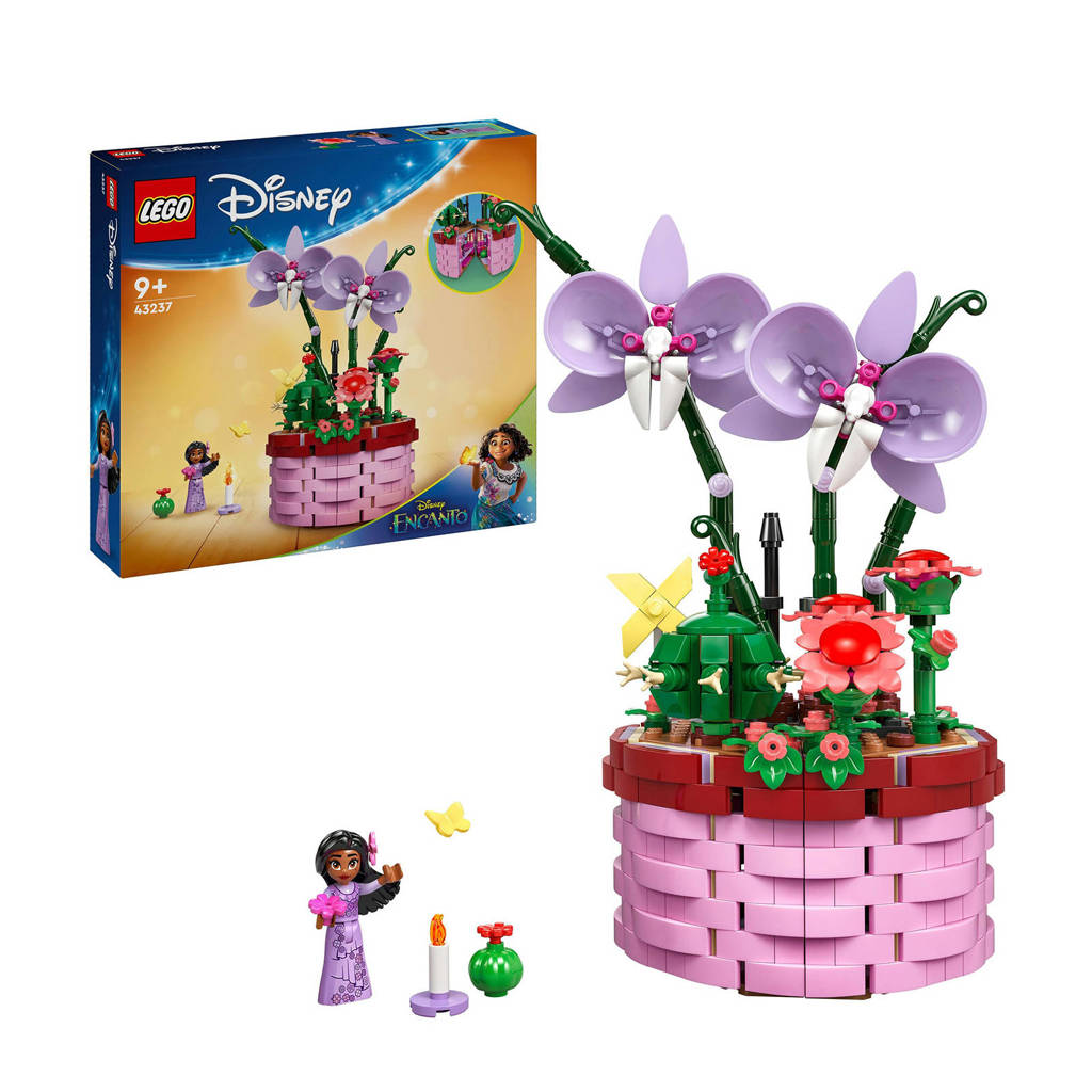 Zeer leuke en verrassende set!Encanto Isabela's bloempot Bouwbaar Speelgoed voor Kinderen 43237