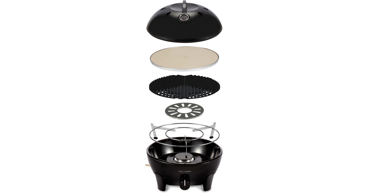 CadacGlamp Chef 40 gasbarbecue  (Zwart, ø 40cm)